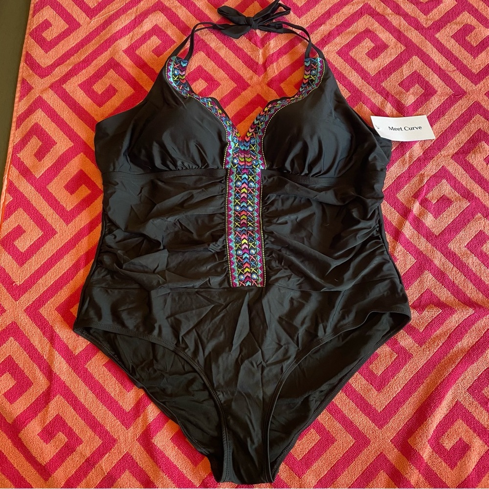 BOGO* MeetCurve Plus Size one piece halter